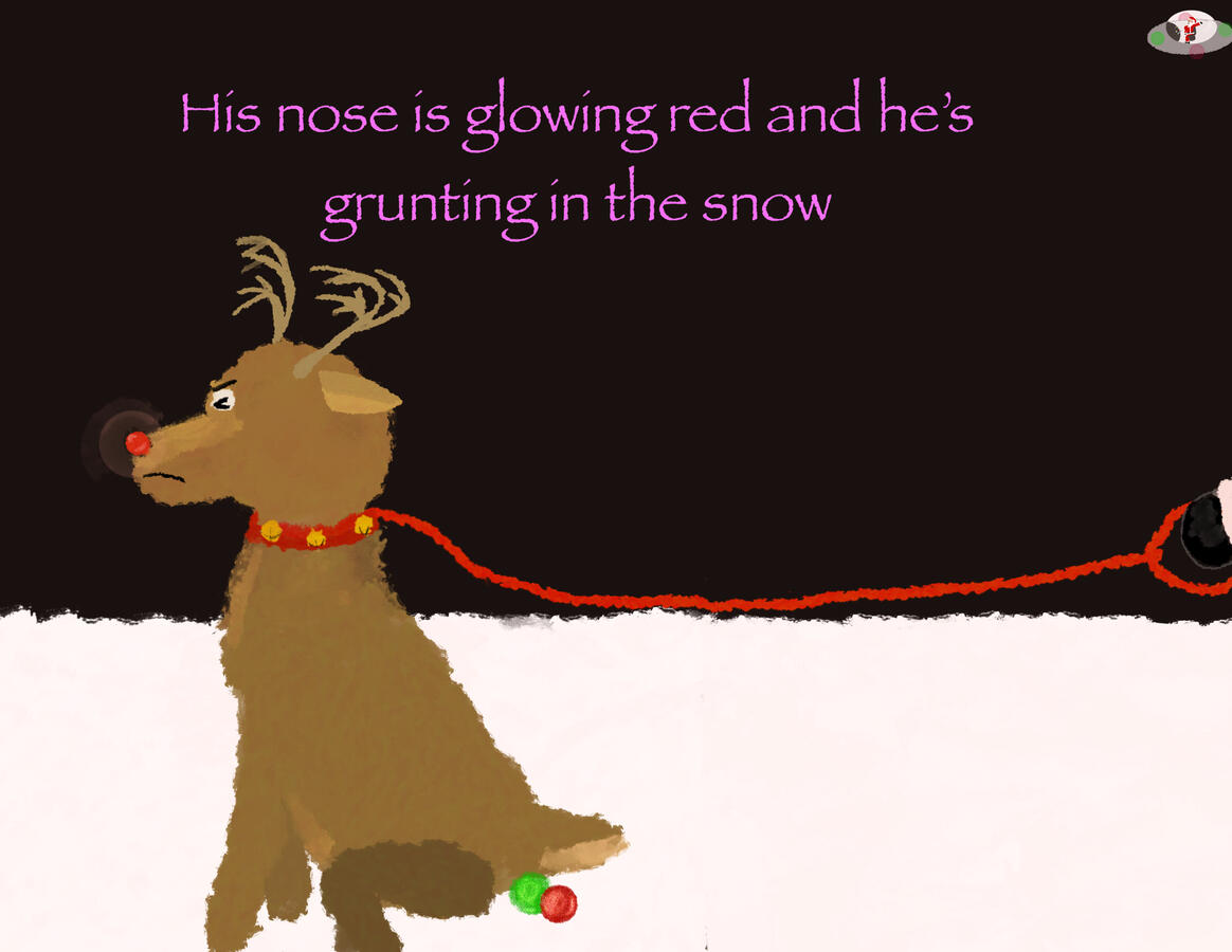 Rudolph potty break